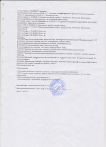 один из листков из истории после операции в Питере.