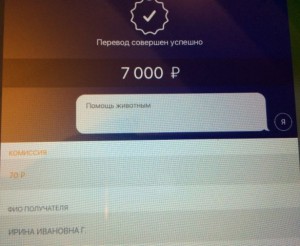 Вот вам и доказательство что все переведенные деньги уходят туда куда и собираются!