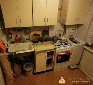 Надеюсь добрые люди преобразят кухню!